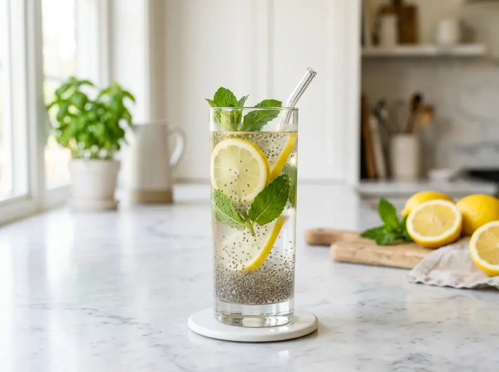 chia seed to water ratio thin vs thick comparison 