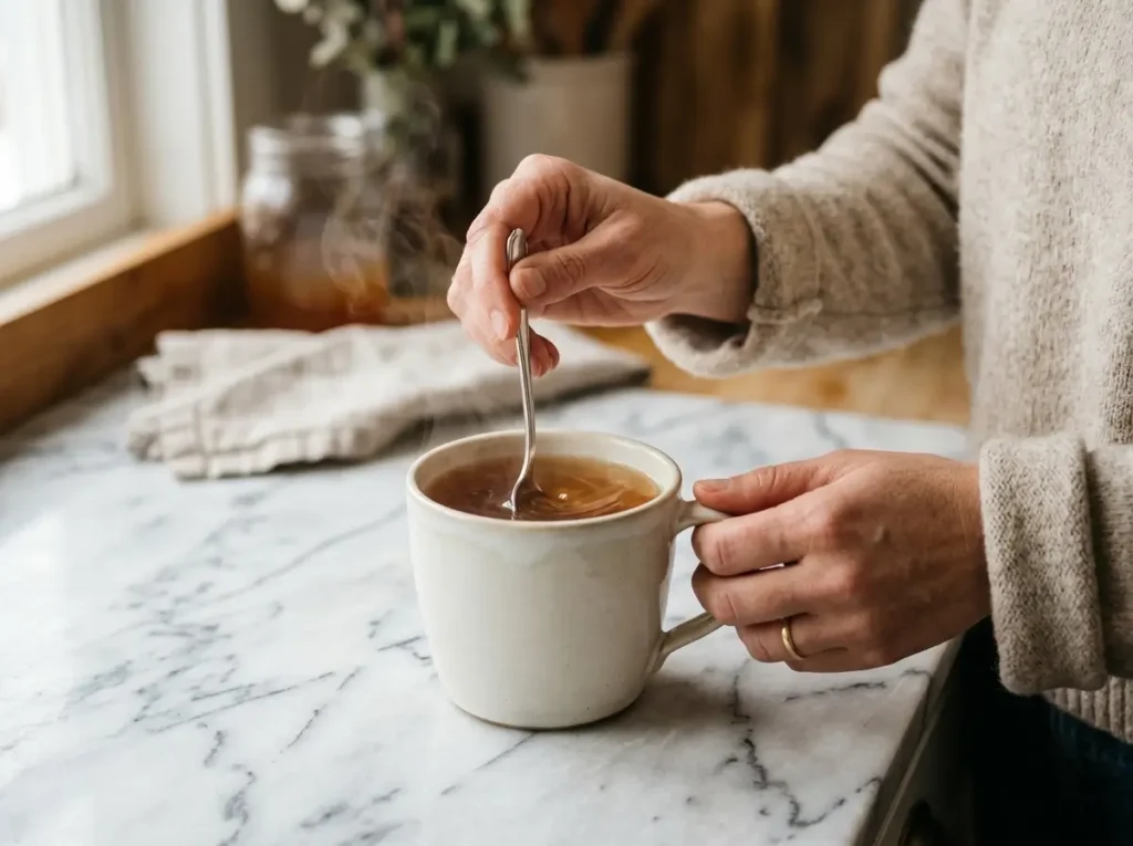 stirring hot gelatin drink recipe