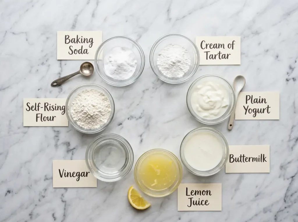 Seven bowls baking powder substitut