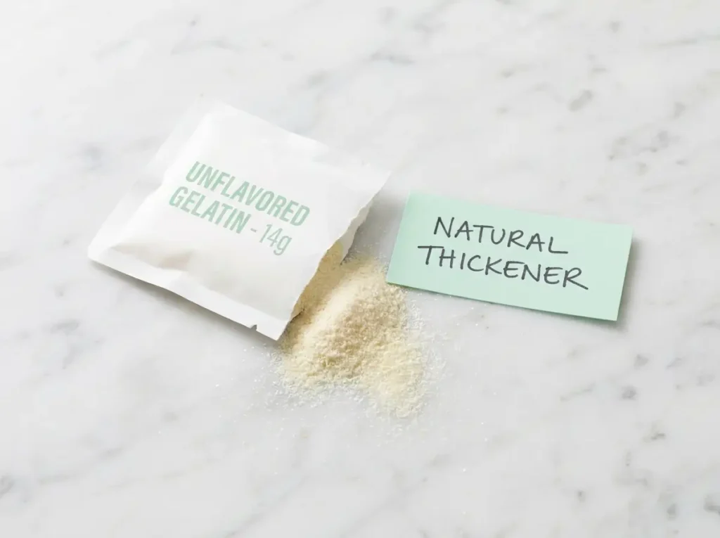 Does gelatin have protein — Knox unflavored gelatin envelope pouring granules