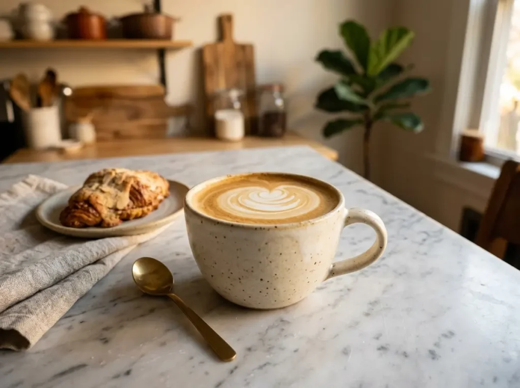 Smooth morning coffee made with baking soda trick